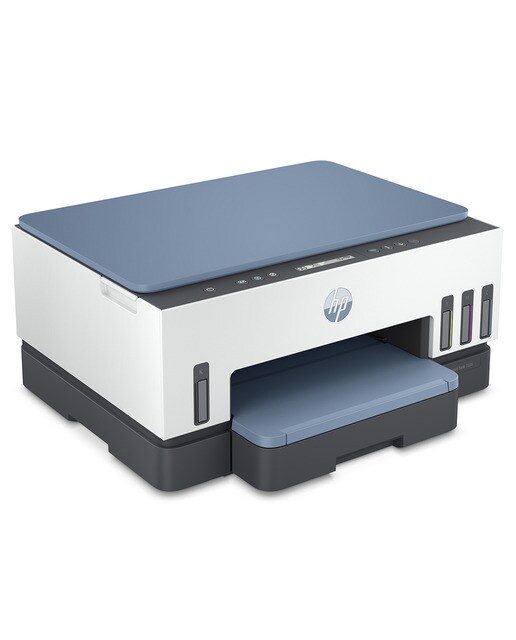 Impresora Multifunción Rellenable Tinta HP Smart Tank 7006 Wi-Fi Blanco / Azul-3