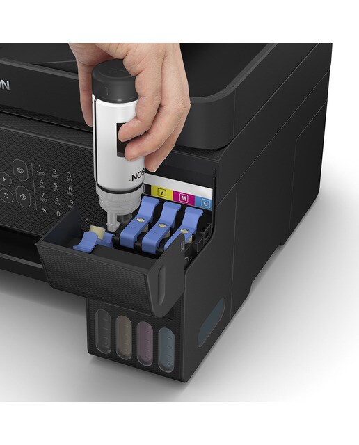 Impresora Multifunción rellenable tinta Epson EcoTank ET-4800, Fax, Wi-Fi Negro-4