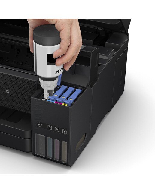 Impresora Multifunción rellenable tinta Epson EcoTank ET-4850, Fax, Wi-Fi Negro Negro-4