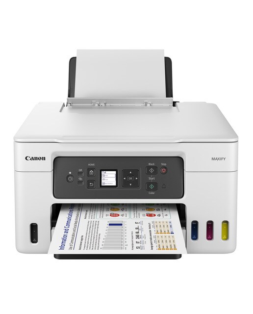 Impresora Multifunción Canon MAXIFY GX3050, Wi-Fi y Cloud Link - Blanco Blanco-1