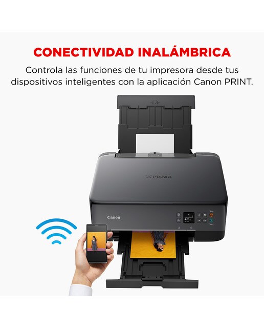 Impresora multifunción tinta Canon PIXMA TS5350i, Wi-Fi. Compatible PIXMA Print Plan Negro-5