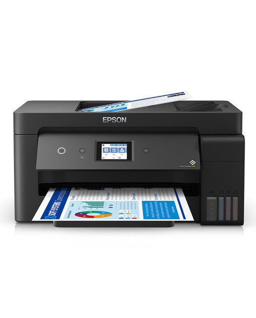 Impresora Multifunción rellenable tinta Epson EcoTank ET-1500, Wi-Fi, Fax, Impresión A3 - Negro Negro-1