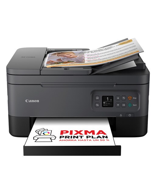 Impresora Multifunción 3 en 1 Canon PIXMA TS7450i, impresión a doble cara automática, ADF y WiFi. Compatible con PIXMA Print Plan Negro-1