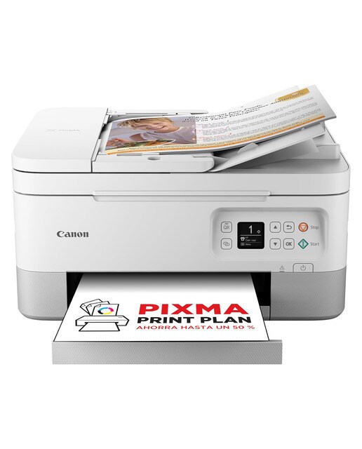 Impresora Multifunción 3 en 1 Canon PIXMA TS7451i, impresión a doble cara automática, ADF y WiFi. Compatible con PIXMA Print Plan Blanco-1
