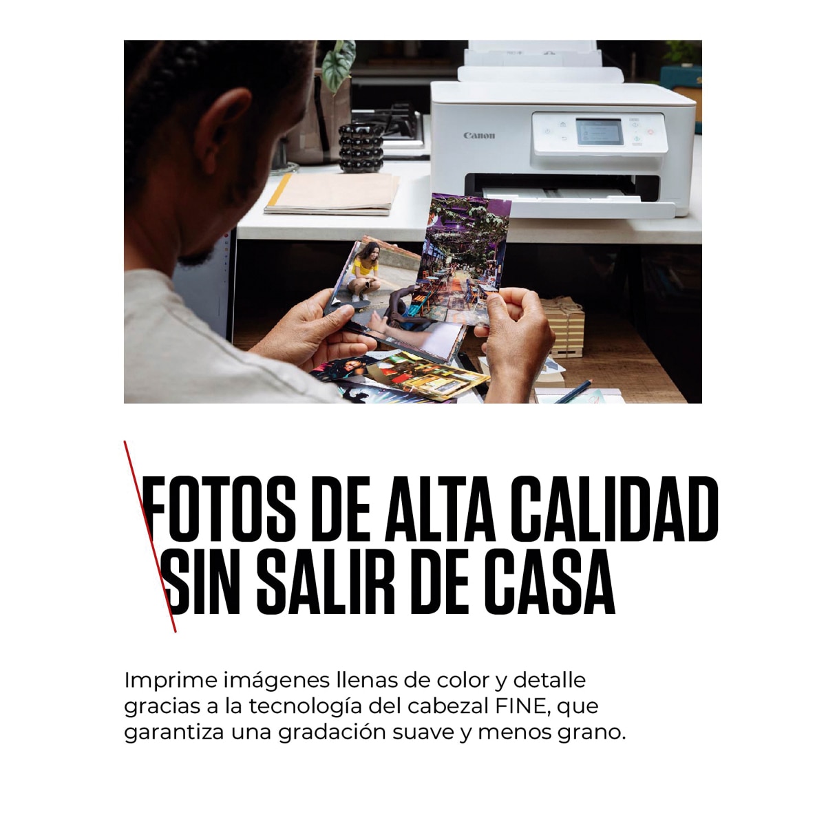 Impresora Multifunción 3 en 1 Canon PIXMA TS7650i, impresión a doble cara automática y WiFi. Compatible con PIXMA Print Plan Blanco-4