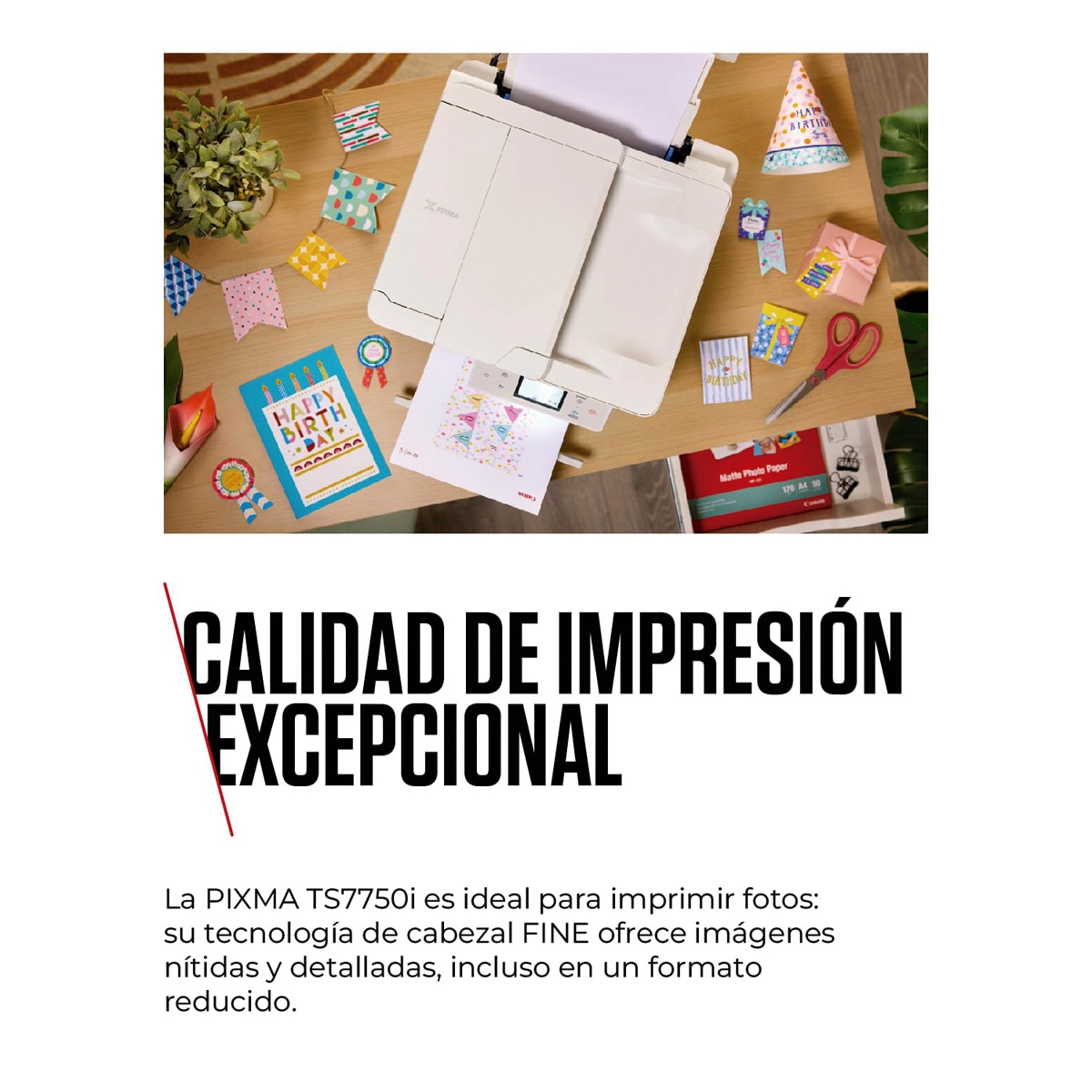 Impresora Multifunción 3 en 1 Canon PIXMA TS7750i, imprsión adoble cara automática, ADF y WiFi. Compatible con PIXMA Print Plan Blanco-4