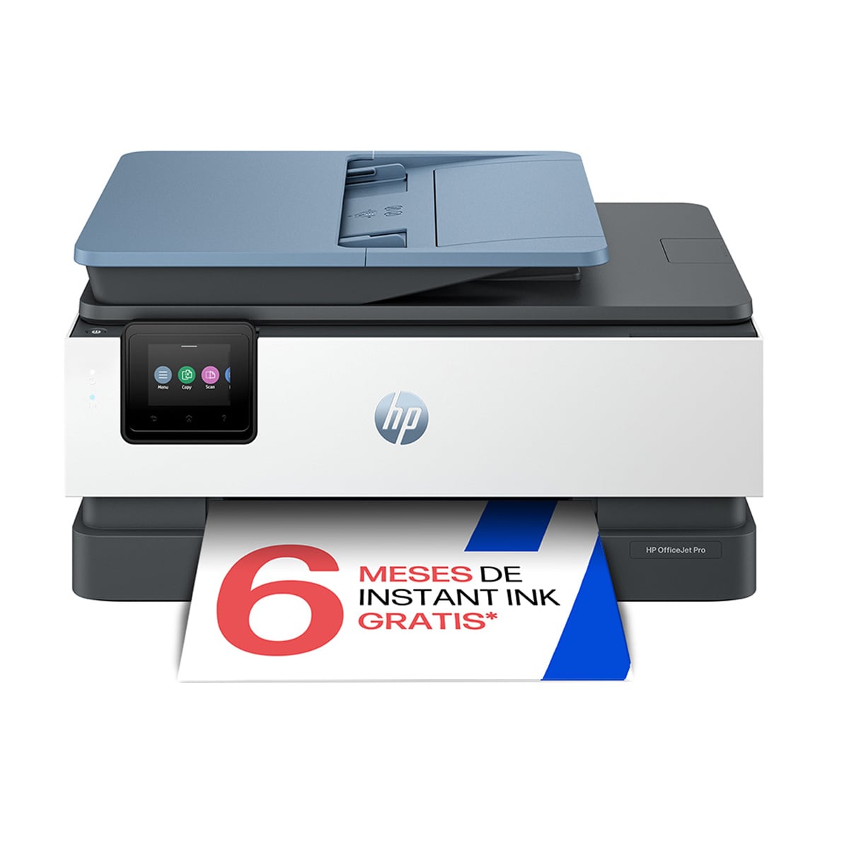 Impresora multifunción HP OfficeJet Pro 8125e, Fax móvil, Wi-Fi, compatible con Instant Ink Blanco / Gris-1