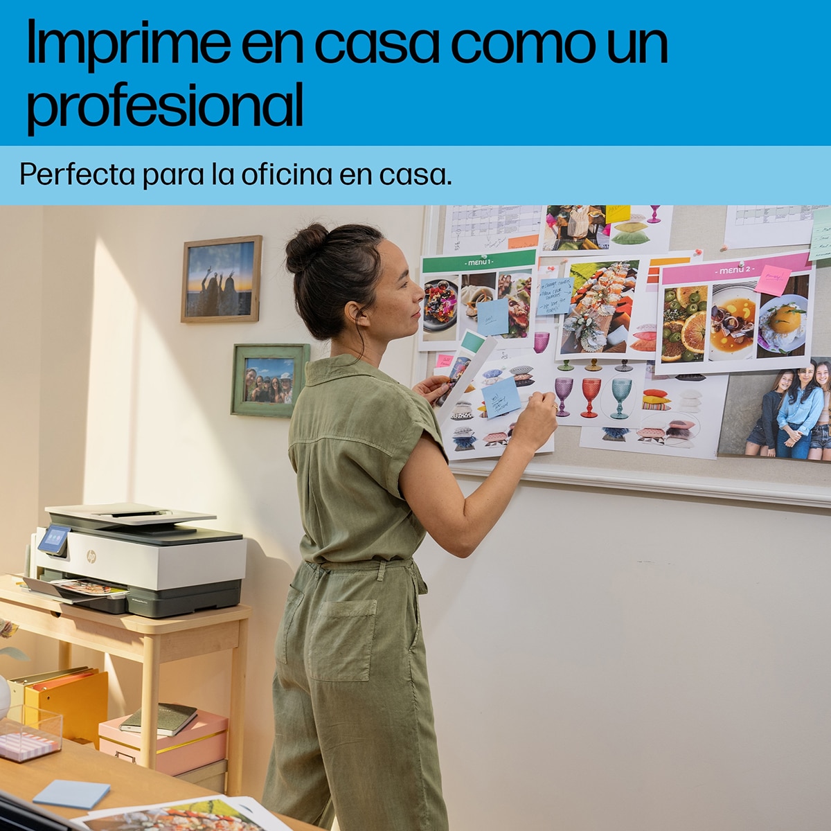 Impresora multifunción HP OfficeJet Pro 8125e, Fax móvil, Wi-Fi, compatible con Instant Ink Blanco / Gris-10