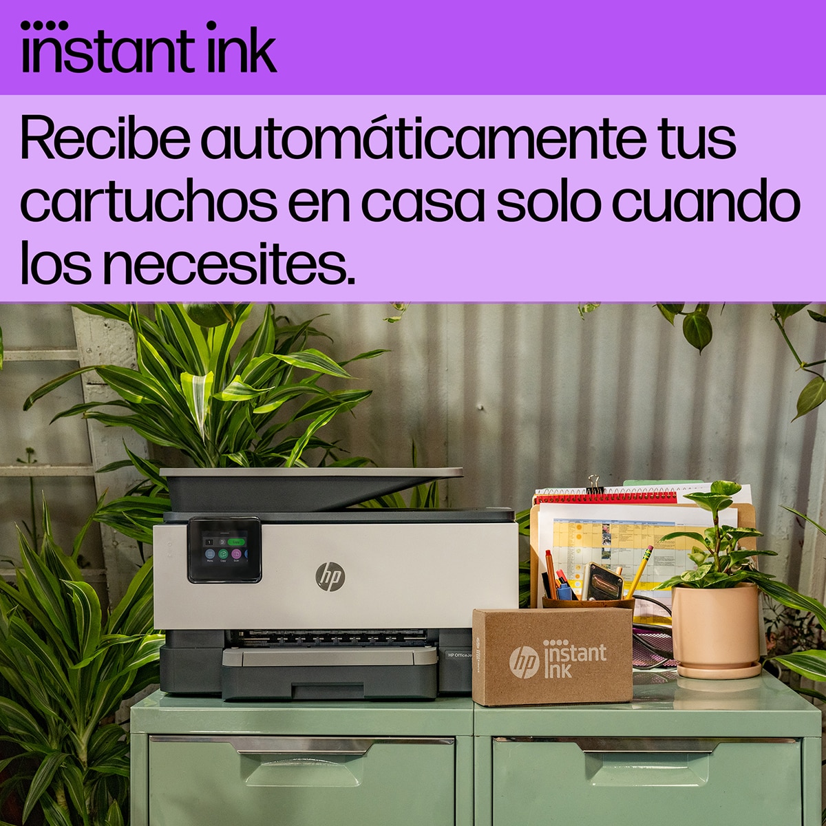 Impresora multifunción HP OfficeJet Pro 9122e, Fax, Wi-Fi, compatible con Instant Ink Blanco-7