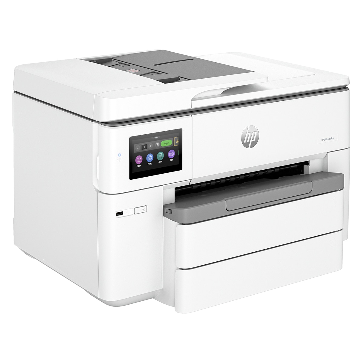 Impresora A3 multifunción HP OfficeJet Pro 9730e, Fax digital, Wi-Fi, compatible con Instant Ink Blanco-3