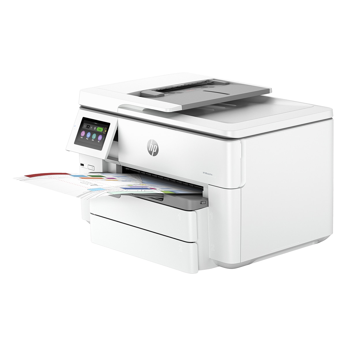 Impresora A3 multifunción HP OfficeJet Pro 9730e, Fax digital, Wi-Fi, compatible con Instant Ink Blanco-4
