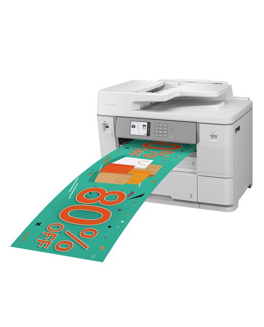 Impresora Multifunción tinta Brother MFC-J6959DW, Wi-Fi, Fax, A3 Blanco / Gris-2