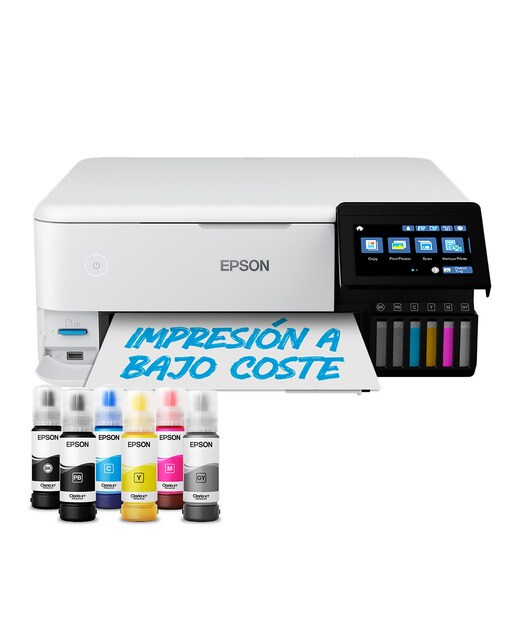 Impressora Multifunçõs Recarregável Epson EcoTank ET-8500 Wi-Fi Branco-2