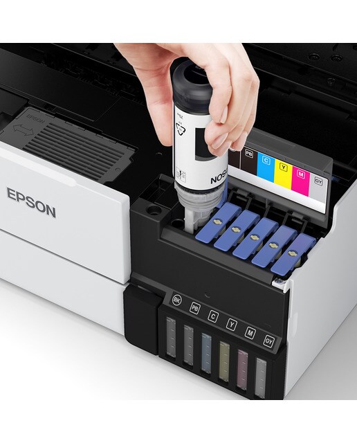 Impressora Multifunçõs Recarregável Epson EcoTank ET-8500 Wi-Fi Branco-4
