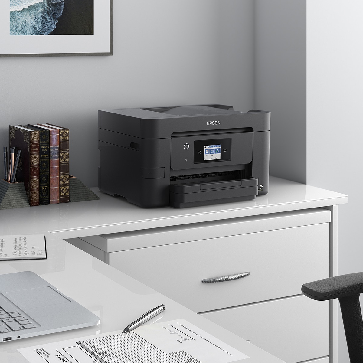 Multifunción Epson Workforce Pro WF-3820DWF Wi-Fi, Fax Negro-6