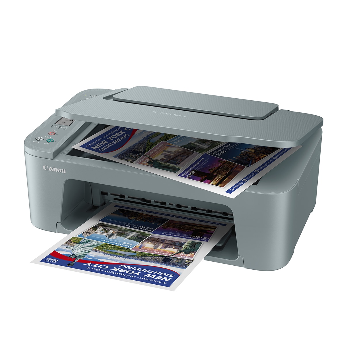 Impresora Multifunción 3 en 1 Canon PIXMA TS3752i, alimentación de papel posterior y WiFi. Compatible con PIXMA Print Plan Azul-4