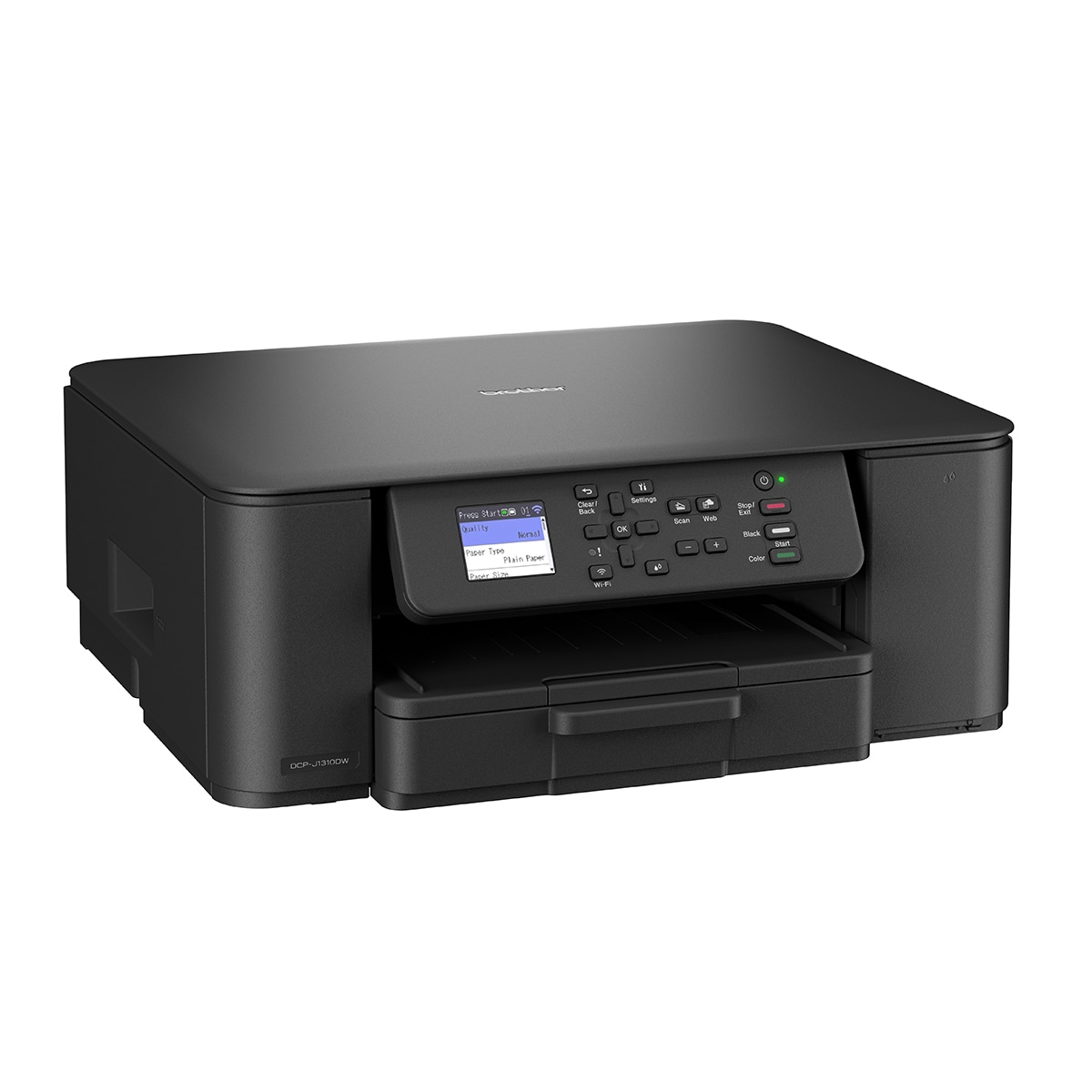 Impresora multifunción tinta Brother DCP-J1310DW, Wi-Fi Negro-2