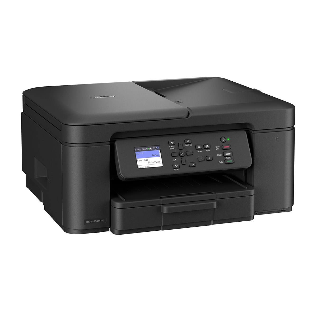 Impresora multifunción tinta Brother DCP-J1360DW, Wi-Fi Negro-2