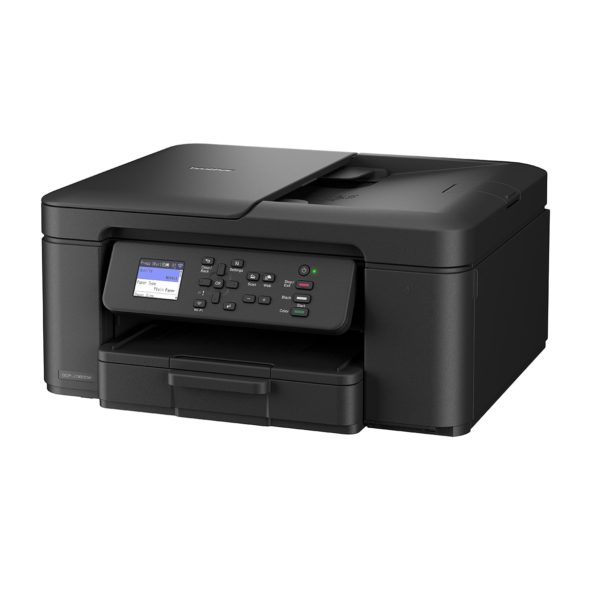 Impresora multifunción tinta Brother DCP-J1360DW, Wi-Fi Negro-3