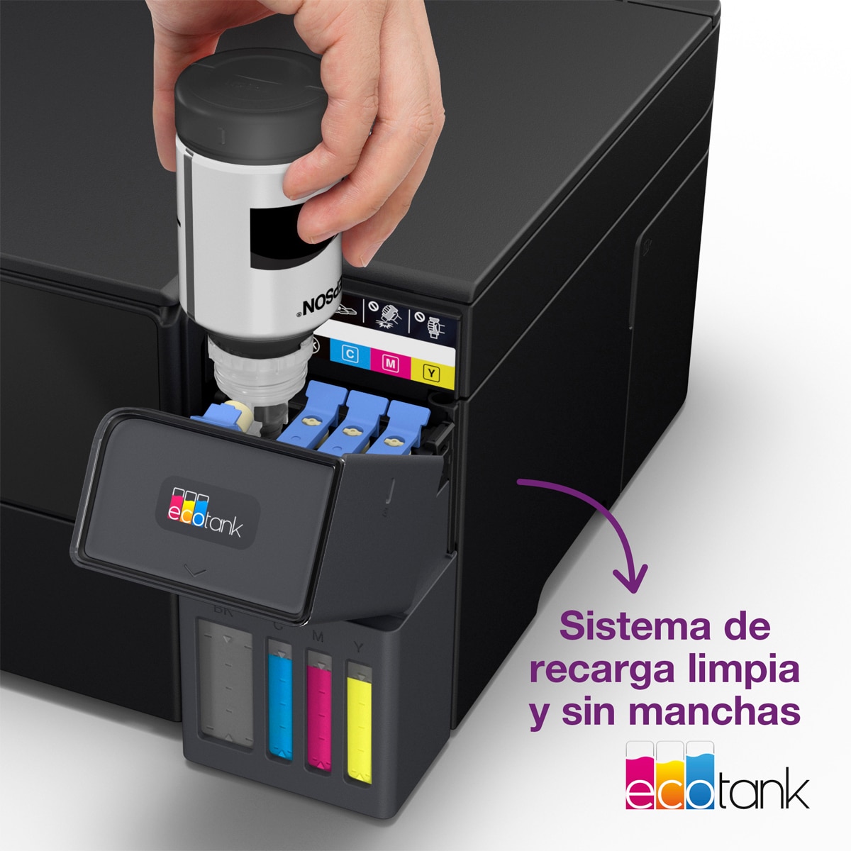 Impresora Multifunción Epson EcoTank ET-2950, Wi-Fi Negro-4