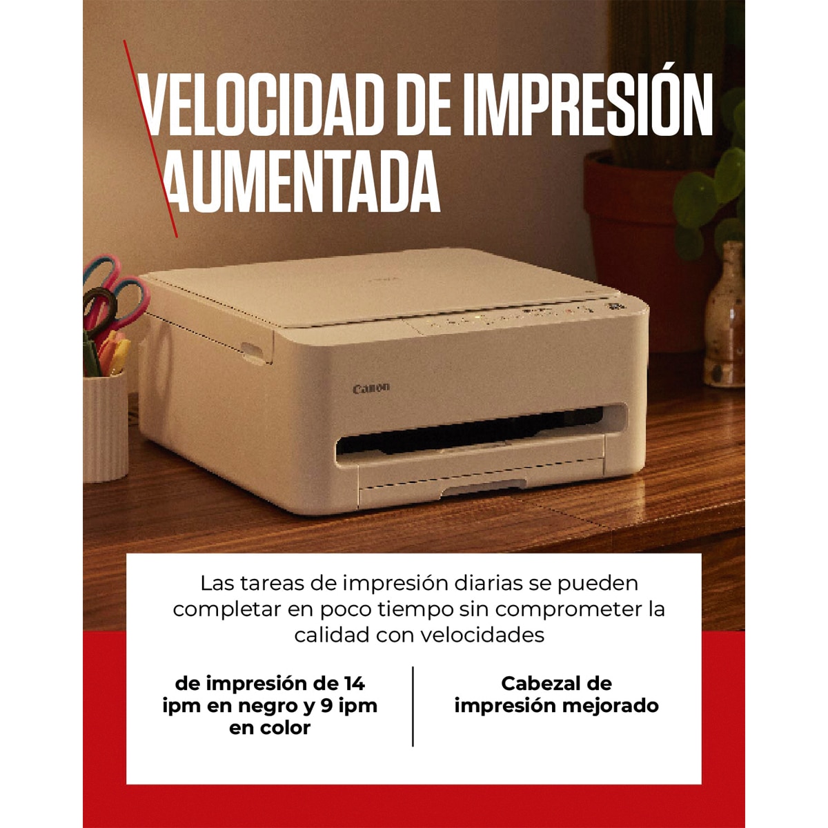 Impresora Multifunción 3 en 1 Canon PIXMA TS4150i de alta velocidad, impresión desde el móvil y WiFi. Compatible con PIXMA Print Plan Blanco-4