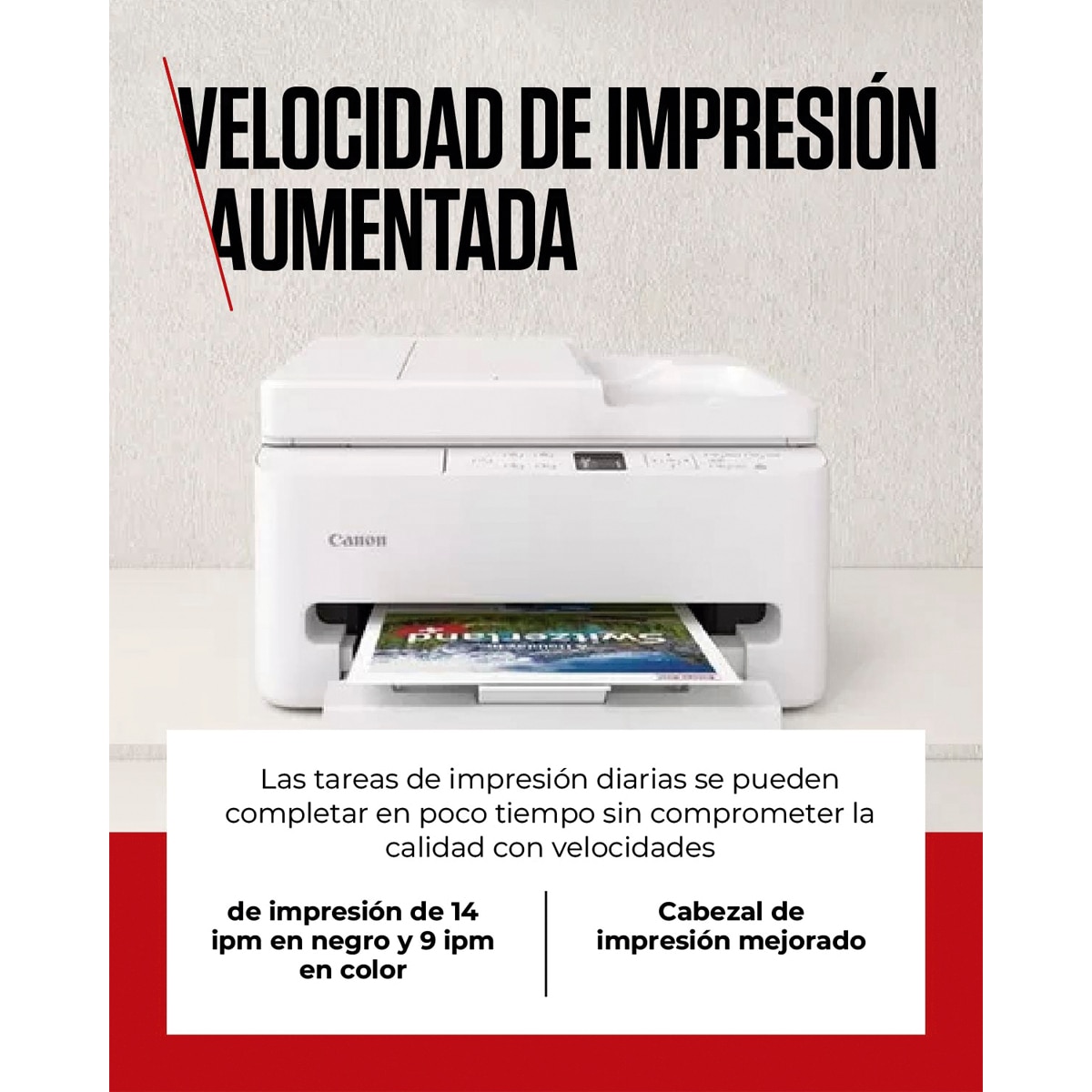 Impresora Multifunción 3 en 1 Canon PIXMA TS7550i de alta velocidad, ADF de 35 hojas y WiFi. Compatible con PIXMA Print Plan Blanco-4