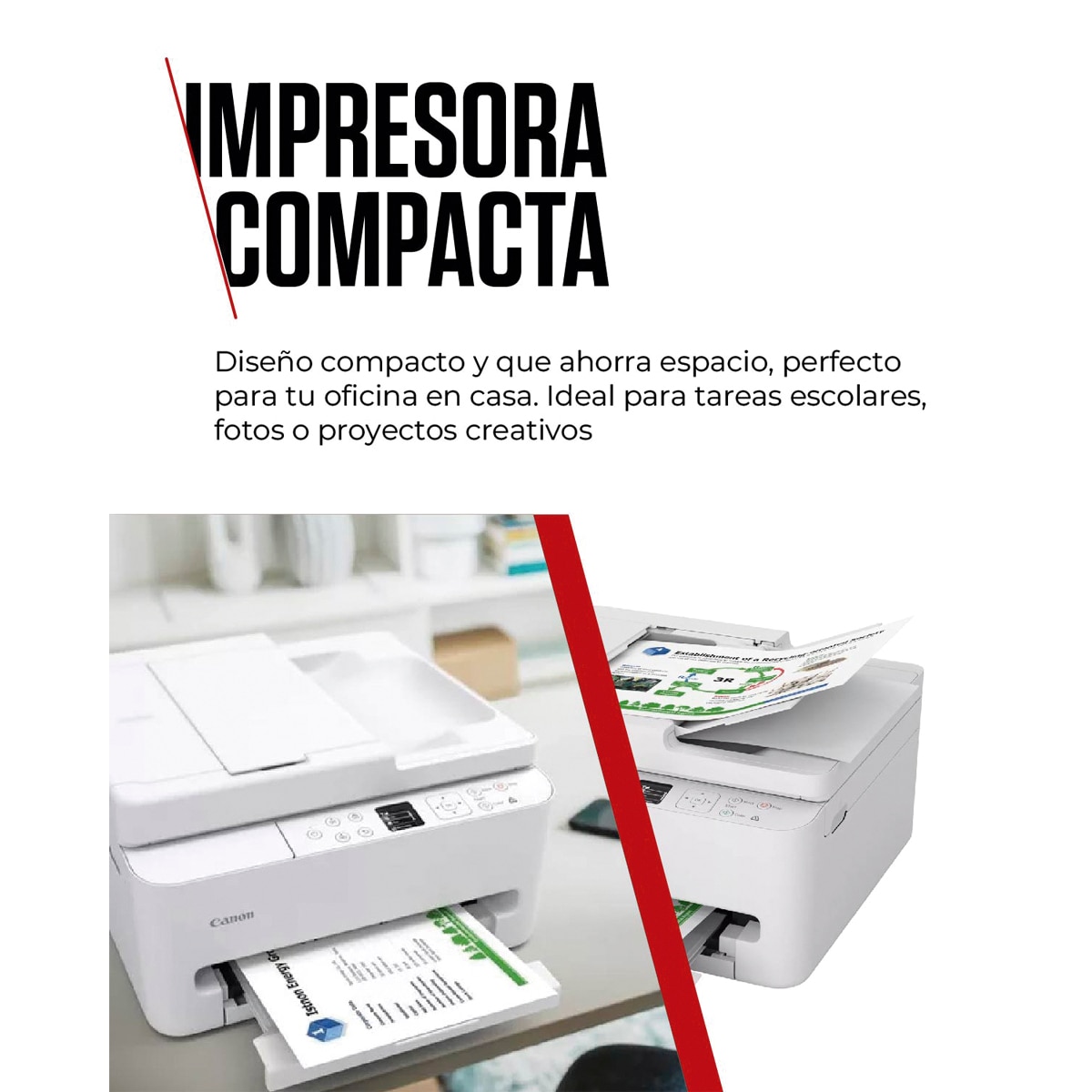 Impresora Multifunción 3 en 1 Canon PIXMA TS7550i de alta velocidad, ADF de 35 hojas y WiFi. Compatible con PIXMA Print Plan Blanco-5