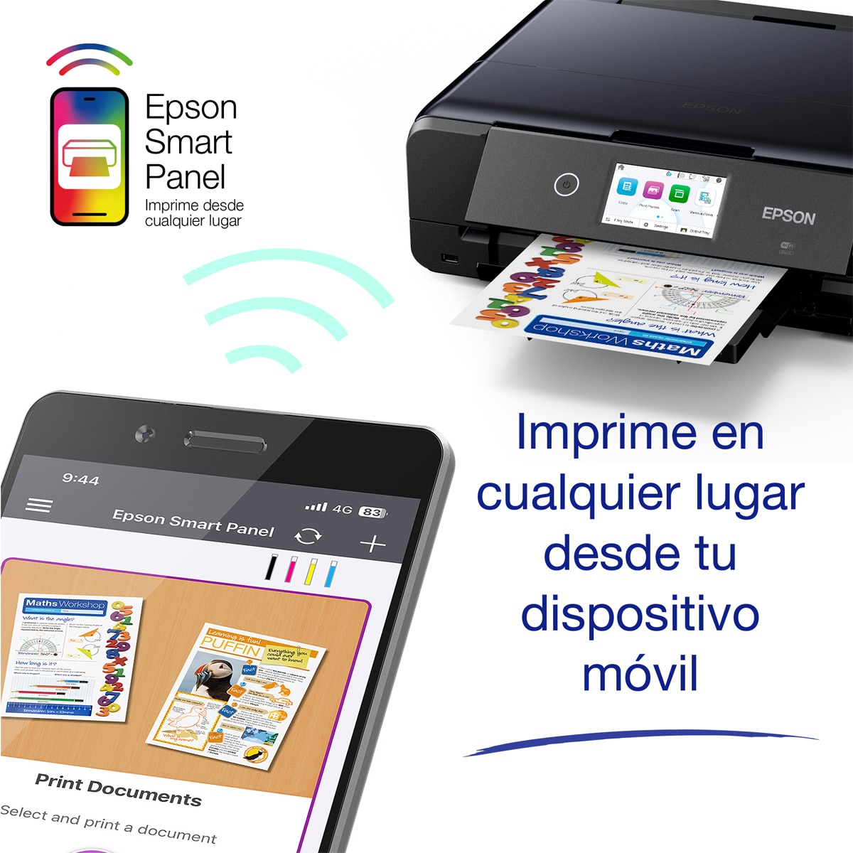Impresora multifunción Epson Expression Photo XP-980, A3, Wi-Fi Negro-3
