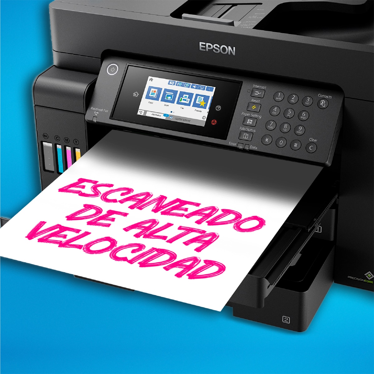 Impresora multifunción rellenable tinta Epson EcoTank ET-16605, A3+, Wi-Fi, ADF Negro-5