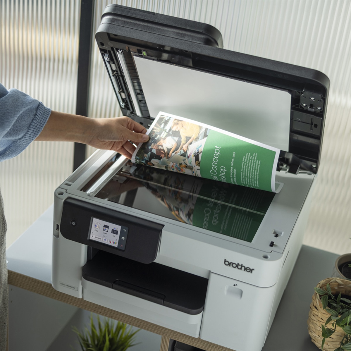 Impresora Multifunción Brother MFC-J5010DW - Blanco Blanco-5