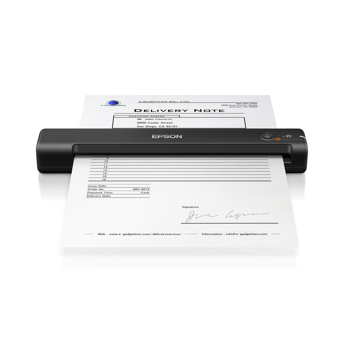 Escáner portátil Epson Workforce ES-50 Negro-2