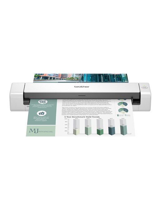 Escáner portátil Brother DS-740D con escaneado a doble cara Blanco-2