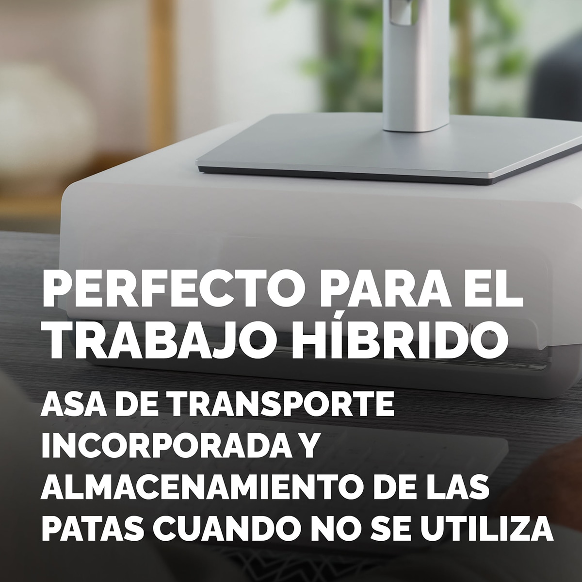 Soporte elevador para monitor Fellowes Breyta blanco, 100% reciclable Blanco / Gris-7