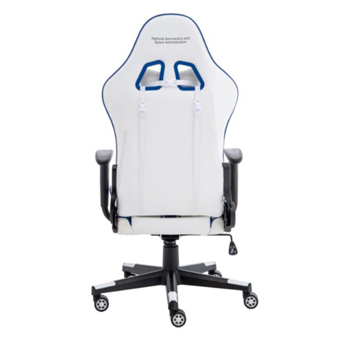 Silla Gaming Nasa Atlantis - Blanco / Azul Blanco / Azul-3
