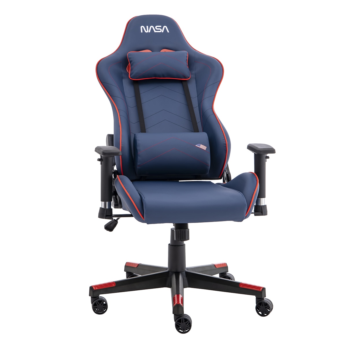 Silla Gaming Nasa Galactic - Negro / Rojo Negro / Rojo-2