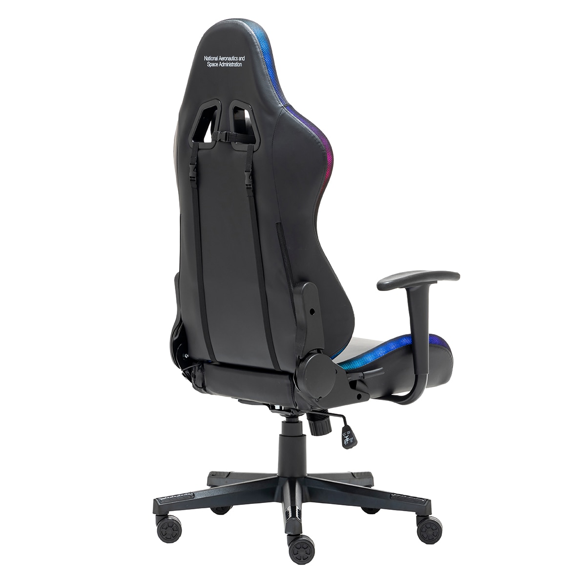 Silla Gaming Nasa Pioneer RGB - Negro Negro-3