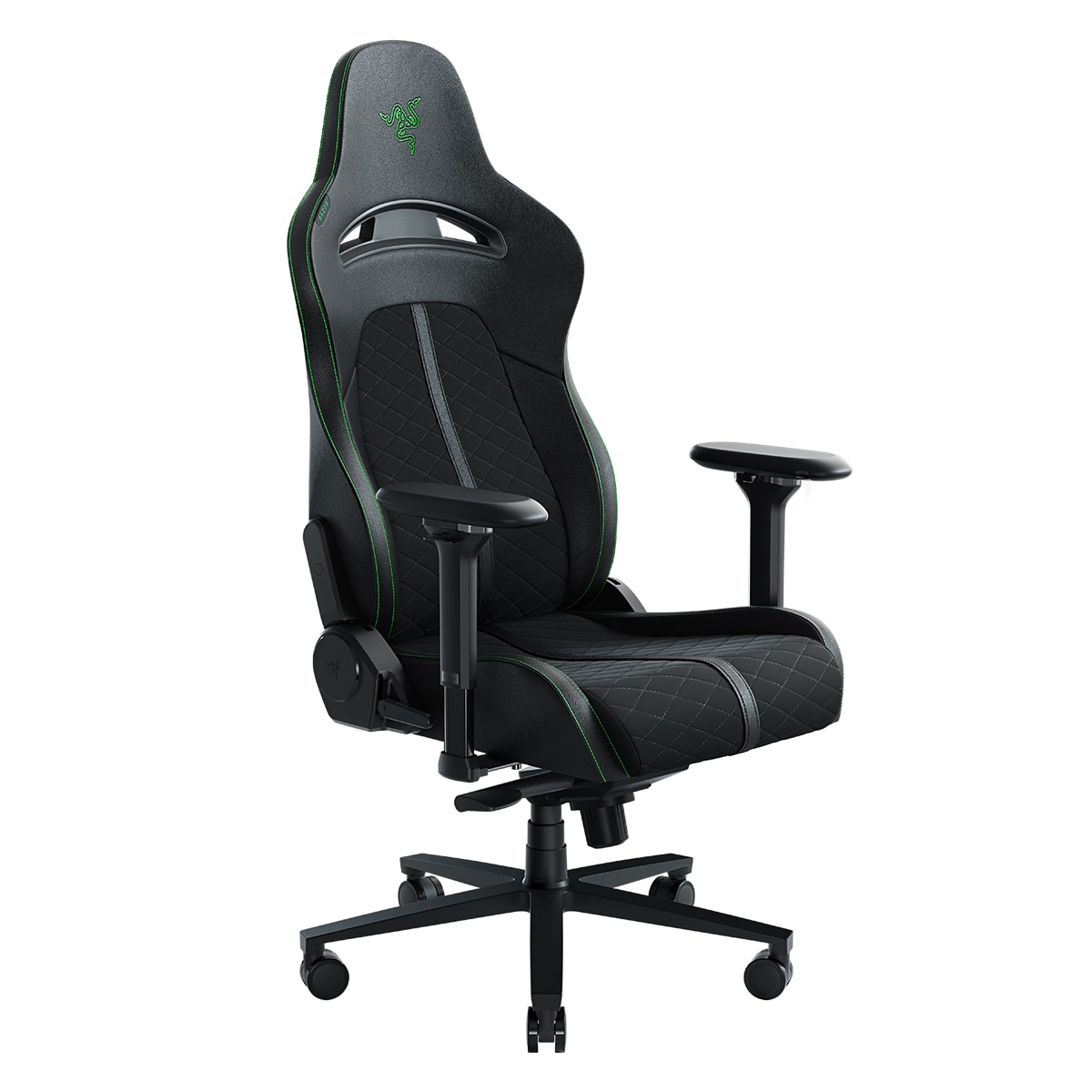 Imagen 2 de Silla Gaming Razer Enki - Negro / Verde Negro / Verde