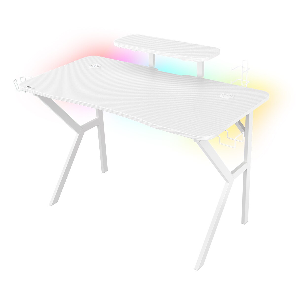 Mesa Gaming Genesis Holm 320 RGB - Blanco Blanco-3