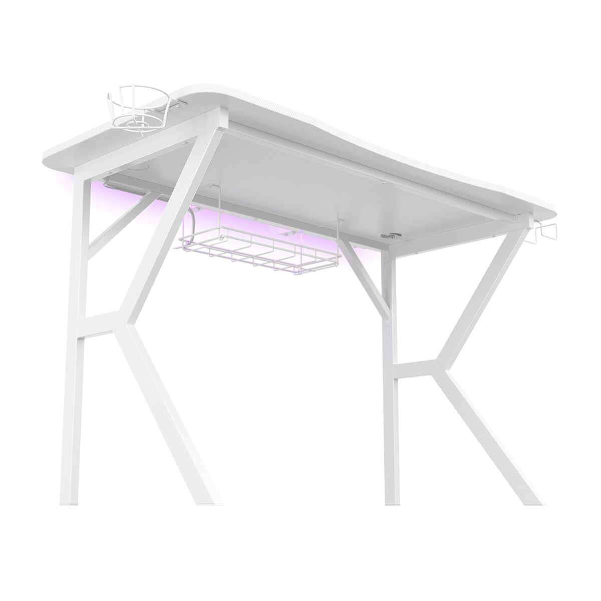 Mesa Gaming Genesis Holm 320 RGB - Blanco Blanco-4