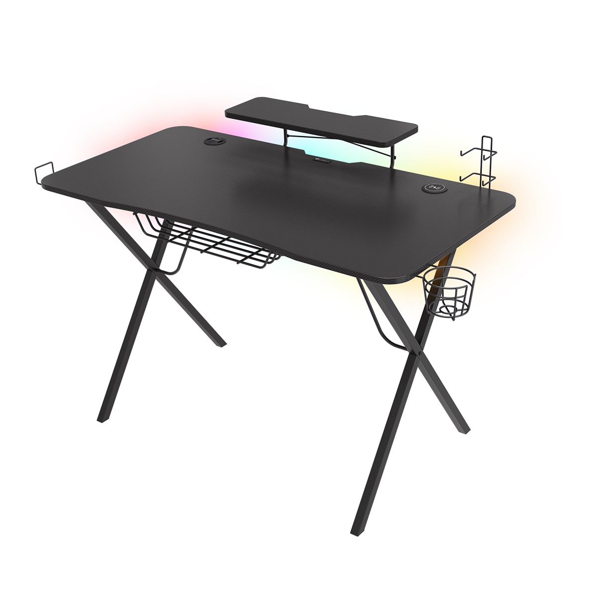 Mesa Gaming Genesis Holm 300 RGB - Negro Negro-3