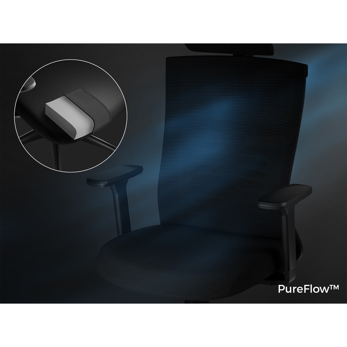 Silla Gaming Genesis Astat 200 G2 negra - Negro Negro-14
