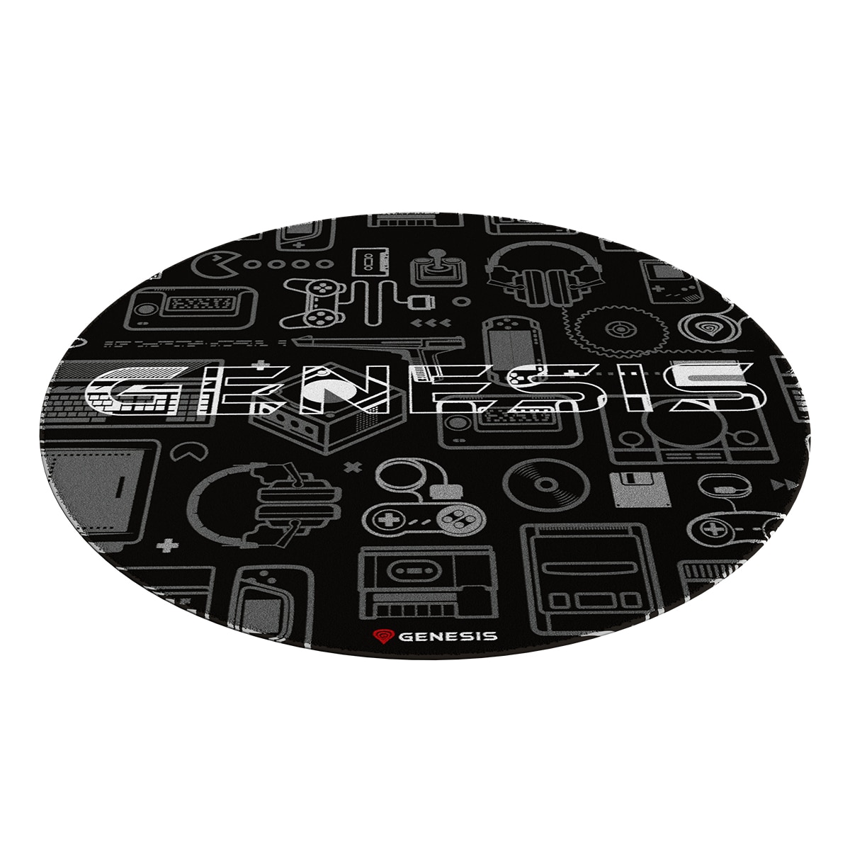 Alfombra de suelo Genesis Tellur 300 Gear - Negro Negro-2