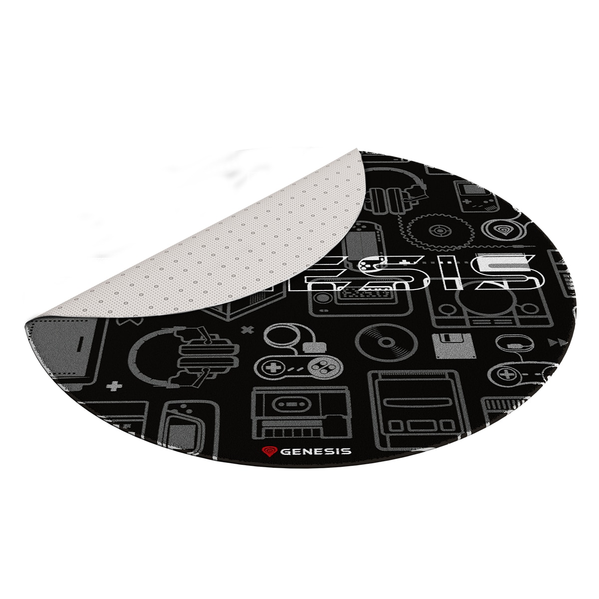 Alfombra de suelo Genesis Tellur 300 Gear - Negro Negro-3