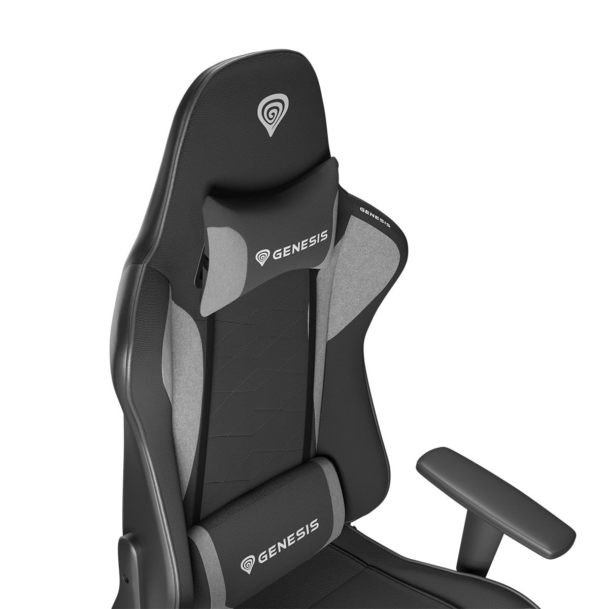 Silla Gaming Genesis Nitro 440 G2 negra - Negro / Gris Negro / Gris-11