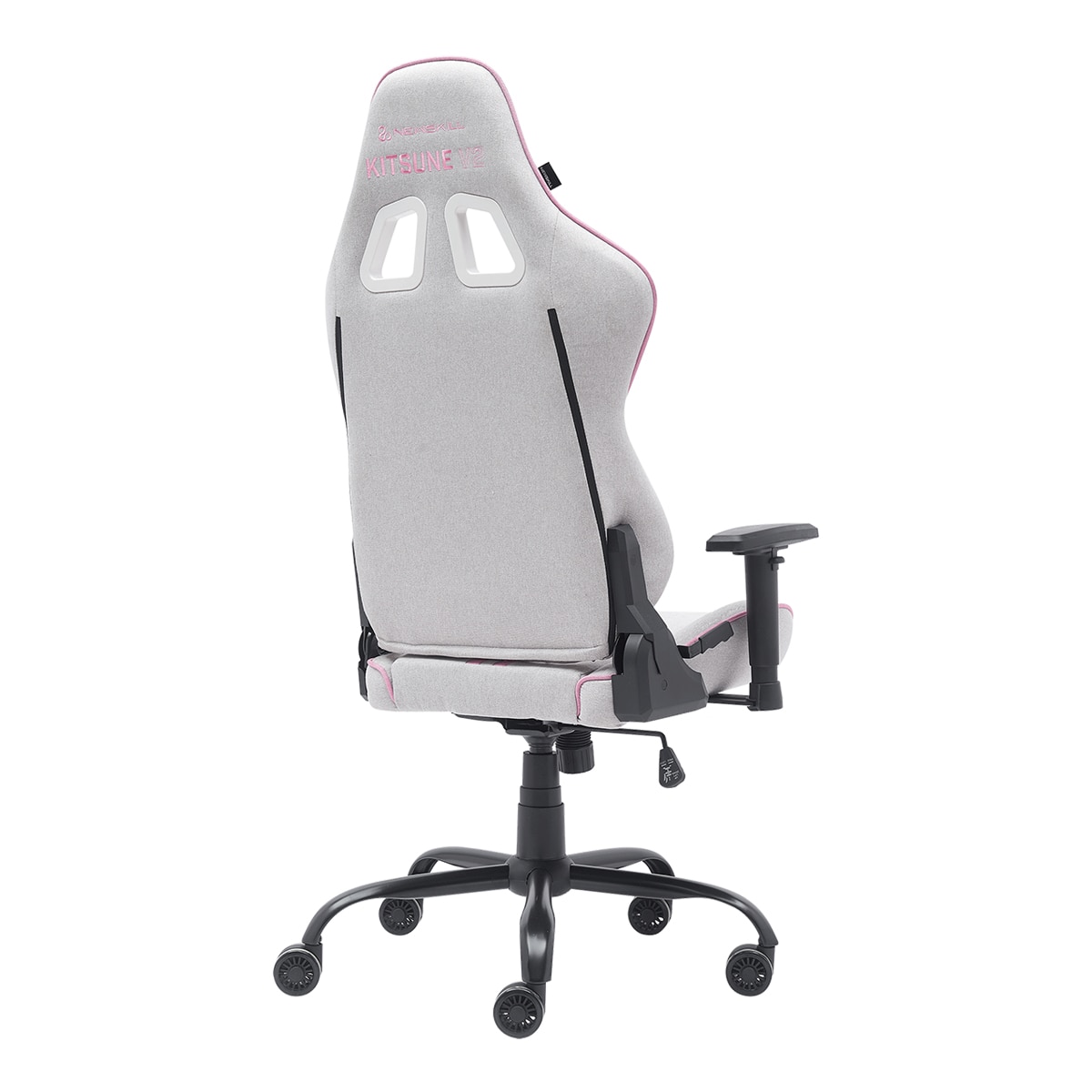 Silla Gaming ergonómica Newskill Kitsune V2 - Blanco / Rosa Blanco / Rosa-8