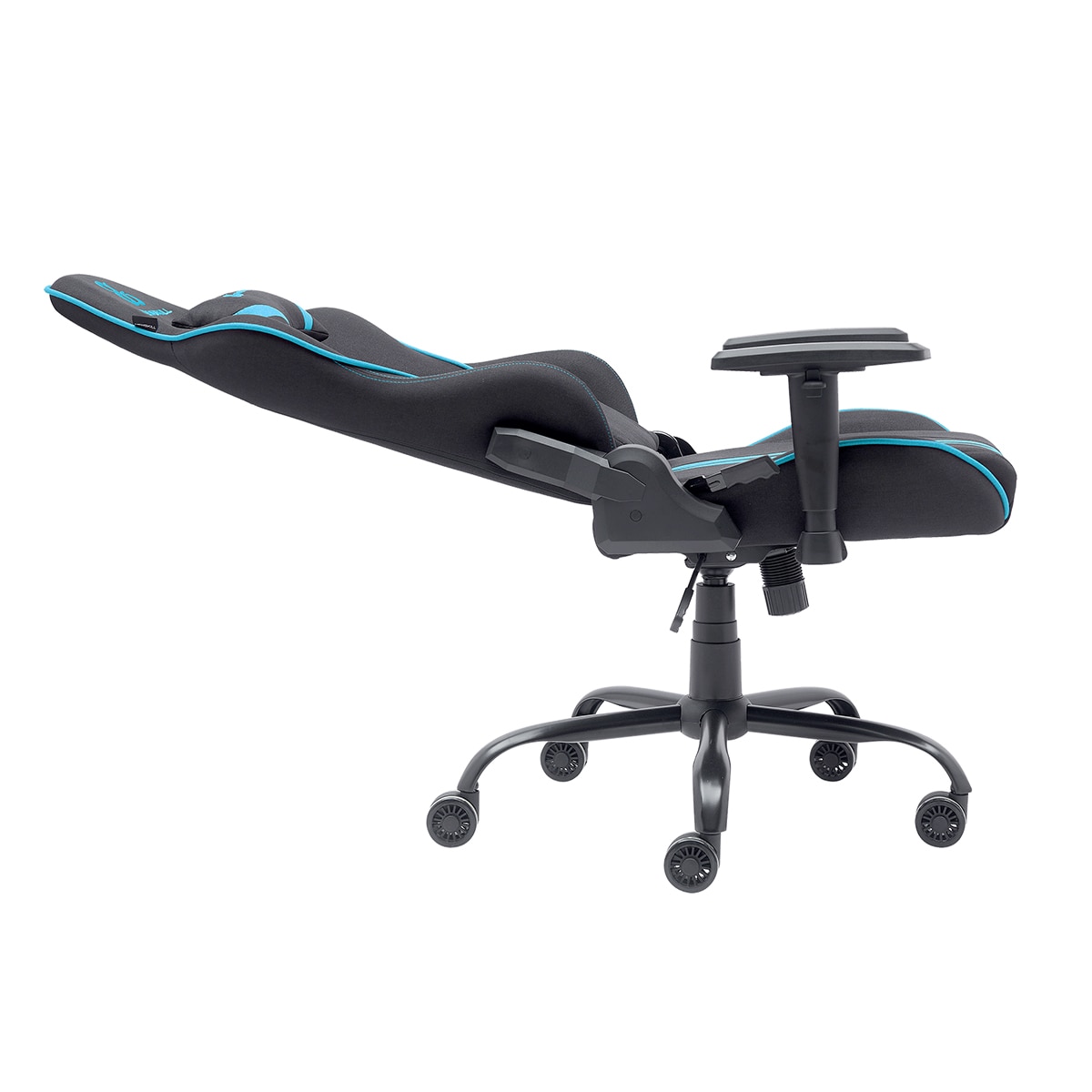 Silla Gaming ergonómica Newskill Kitsune V2 - Negro / Azul Negro / Azul-6