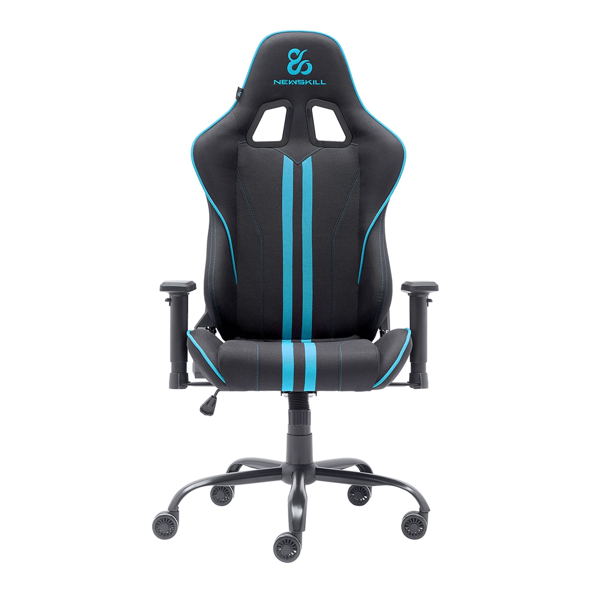 Silla Gaming ergonómica Newskill Kitsune V2 - Negro / Azul Negro / Azul-7