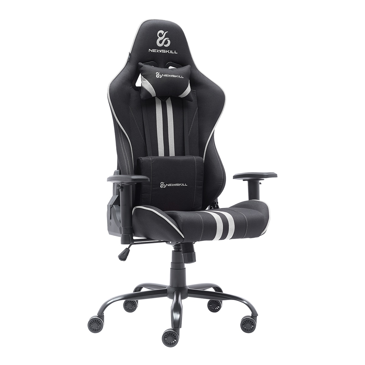 Silla Gaming ergonómica Newskill Kitsune V2 - Negro / Gris Negro / Gris-2