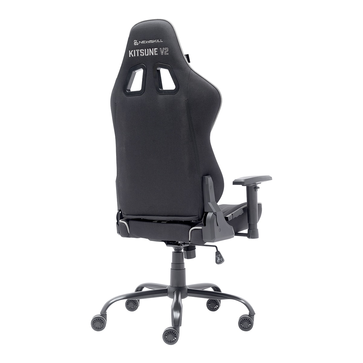 Silla Gaming ergonómica Newskill Kitsune V2 - Negro / Gris Negro / Gris-9