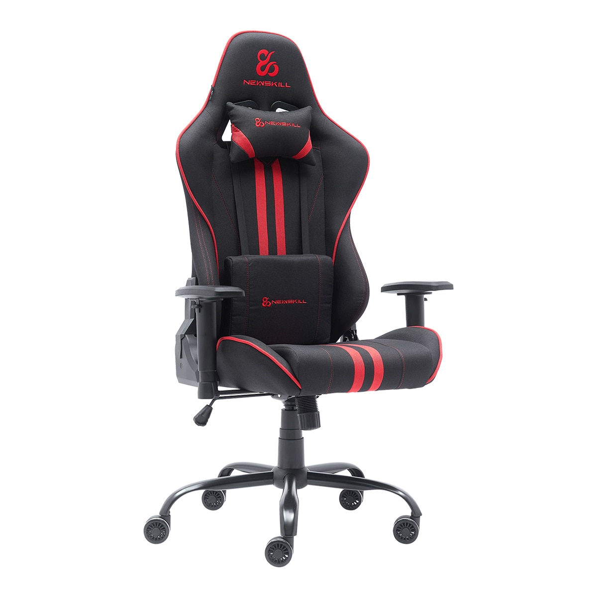 Silla Gaming ergonómica Newskill Kitsune V2 - Negro / Rojo Negro / Rojo-2